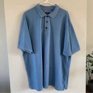 Arrow Light Blue Polo Shirt Short Sleeve Top Mens Size 2XL Golf